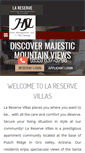 Mobile Screenshot of hsllareservevillas.com